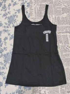 Chrome Hearts | Tops | Chrome Hearts Bella Hadid Crop Tank Black Size Small  | Poshmark